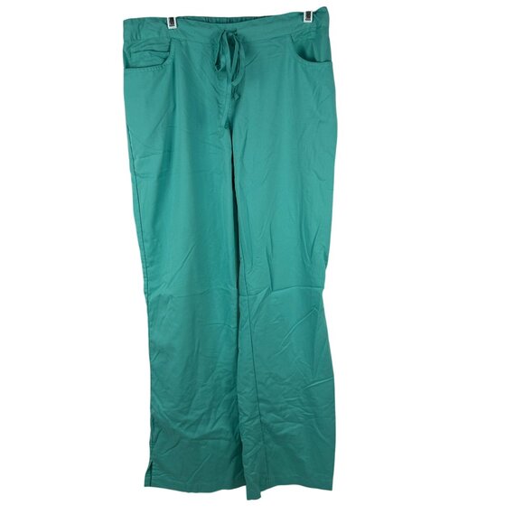 Greys Anatomy By Barco Womens Scrub Pants Size M Tall Polyester/Rayon Aqua - Picture 1 of 7